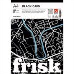 FRISK BLACK CARD PAD A4 350G 10SH