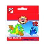 KOHINOOR WAX CRAYONS 12 COLOURS SET