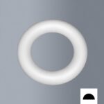 STYROFOAM FLAT RING D.12.5CM