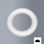 STYROFOAM FLAT RING D.15CM