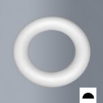 STYROFOAM FLAT RING D.18CM