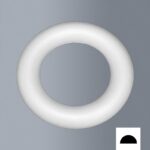 STYROFOAM FLAT RING D.22CM