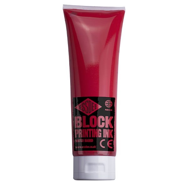 EACLPI.02.jpg ESSDEE BLOCK PRINTING LINO INK 300ML BRILLIANT RED - Image 1