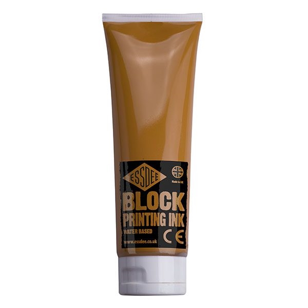 EACLPI.16.jpg ESSDEE BLOCK PRINTING LINO INK 300ML YELLOW OCHRE - Image 1