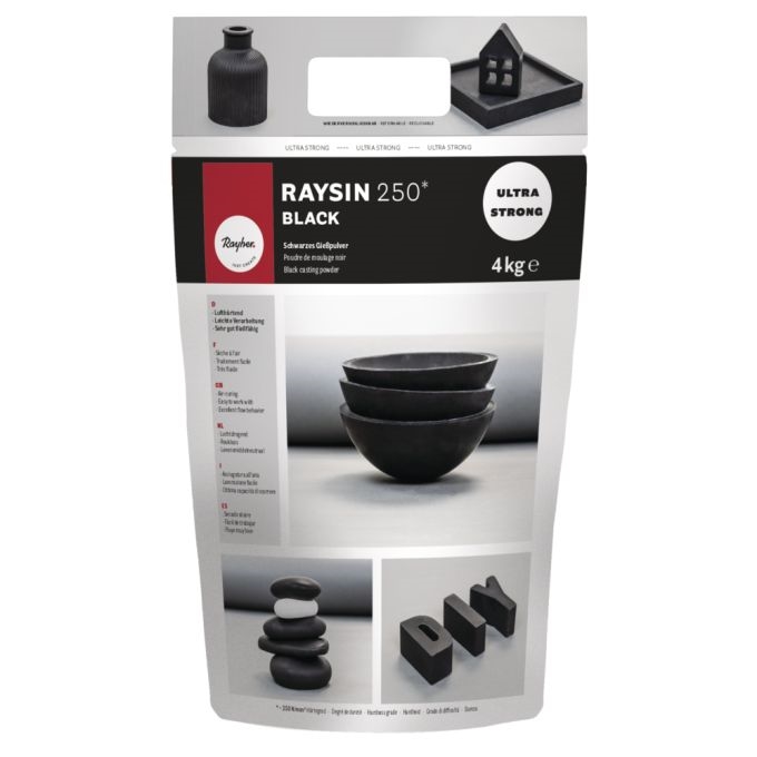 R34480576.jpg RAYHER RAYSIN 250 4KG CASTING POWDER BLACK - Image 1
