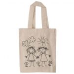 RAYHER COTTON BAG 21X25CM GIRL FRIENDS