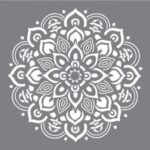 RAYHER STENCIL 30.5X30.5CM MANDALA