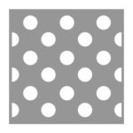 RAYHER STENCIL 30.5X30.5CM POLKA DOTS
