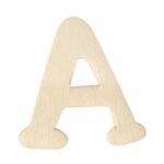 RAYHER WOODEN LETTER 4CM A