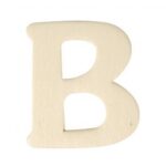 RAYHER WOODEN LETTER 4CM B