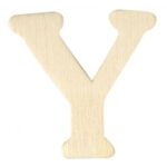 RAYHER WOODEN LETTER 4CM Y