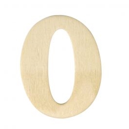 R6163500.jpg RAYHER WOODEN NUMBER 4CM 0 - Image 1