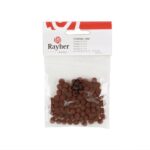 RAYHER POMPONS 7MM 70PCS MEDIUM BROWN