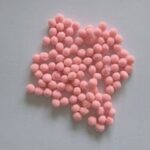 RAYHER POMPONS 7MM 70PCS PALE PINK