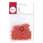 RAYHER POMPONS 7MM 70PCS ORANGE