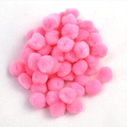RAYHER POMPONS 15MM 60PCS PALE PINK