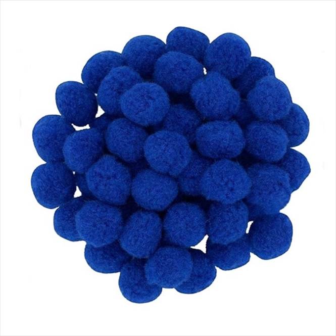 R7651310.jpg RAYHER POMPONS 20MM 50PCS DARK BLUE - Image 1