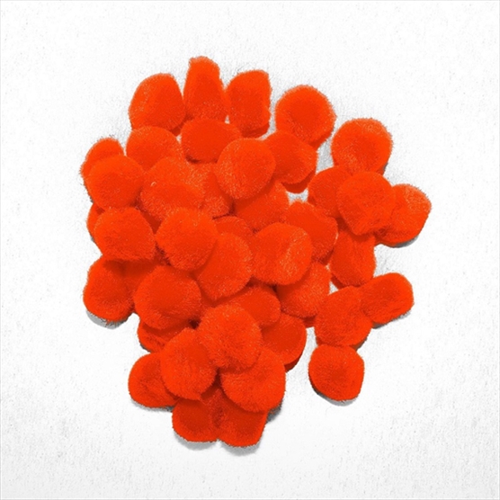 R7651334.jpg RAYHER POMPONS 20MM 50PCS ORANGE - Image 1