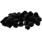 RAYHER POMPONS 25MM 35PCS BLACK