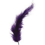 RAYHER FLUFFY FEATHER 10-15CM 15PCS PURPLE