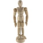 TEXMEN WOODEN MANIKIN 4.5IN/12CM MALE MK4M
