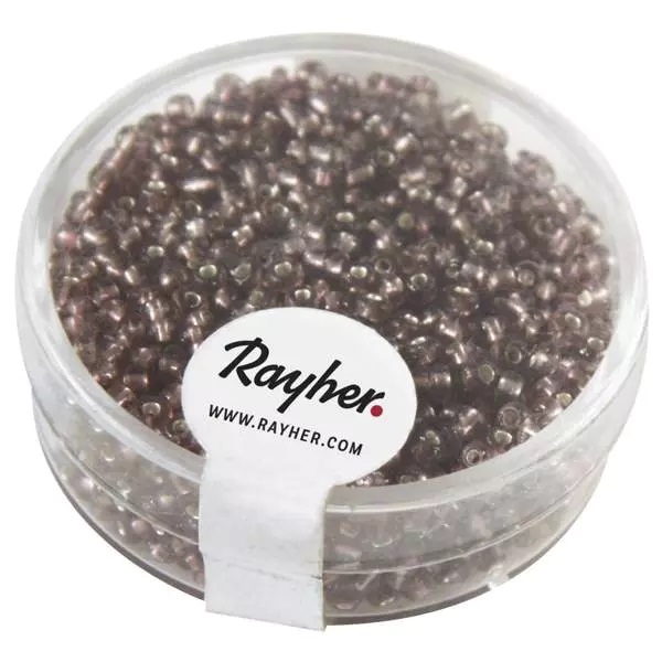 R1406439.jpg RAYHER ROCAILLES D.2MM 17G PURPLE - Image 1