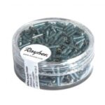RAYHER GLASS STICK BEADS 7X2MM 15G TURQUOISE