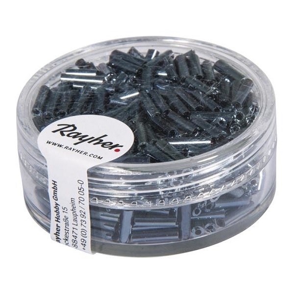 R1406523.jpg RAYHER GLASS STICK BEADS 7X2MM 15G BLOOD STONE - Image 1