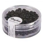 RAYHER INDIAN BEADS 4.5MM 17G BLACK