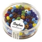 RAYHER INDIAN BEADS 4.5MM 17G MIXED