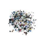 RAYHER POLISHED GLASS BEADS 75G ASSORTED
