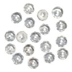 RAYHER GLASS CRYSTAL BEADS D.3MM 100PCS IRIS CRYSTAL