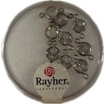 RAYHER SWAROVSKI JEWELLERY ACCESSORIES ROUND 11MM 9PCS [2EYELETS] MOONSTONE