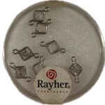 RAYHER SWAROVSKI JEWELLERY ACCESSORIES 11MM 8PCS [2EYELETS] MOONSTONE