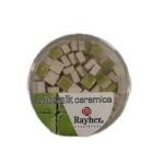 RAYHER MOSAIC CERAMICA MINI 5X5X3MM 10G [110] PASTEL GREEN