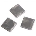 RAYHER ACRYL MOSAIC 1X1CM 205PC/50G METALLIC BRILLIANT SILVER