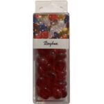 RAYHER GLASS NUGGETS D.1.5CM 39PCS CARDINAL