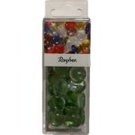 RAYHER GLASS NUGGETS D.1.5CM 39PCS MAY GREEN