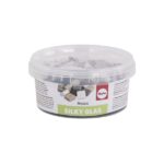 RAYHER SILKY MATT GLASS MOSAIC MIX 1X1CM 500G 250PCS ANTHRACITE