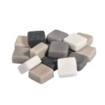 RAYHER SILKY MATT GLASS MOSAIC MIX 1X1CM 500G 250PCS ANTHRACITE - Image 2
