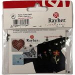 RAYHER GLASS RHINESTONES 3X3MM 25PCS CRYSTAL