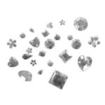 RAYHER ACRYLIC SEQUIN MIX 5-14MM 1000PCS CRYSTAL