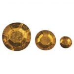 RAYHER ACRYLIC RHINESTONES D.6/10/14MM 310PCS ORANGE