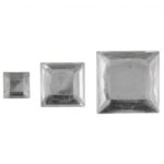 RAYHER ACRYLIC RHINESTONES 6/10/14MM 310PCS SQUARES CRYSTAL