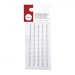 RAYHER PLASTIC RHINESTONES ADHESIVE D.2MM 160PCS CRYSTAL