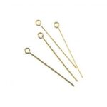 RAYHER JEWELLERY CHAIN STITCH PINS D.0.7X50MM 50PCS GOLD