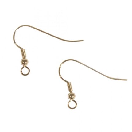 RAYHER JEWELLERY EAR HOOKS 20MM GOLD [1PC]