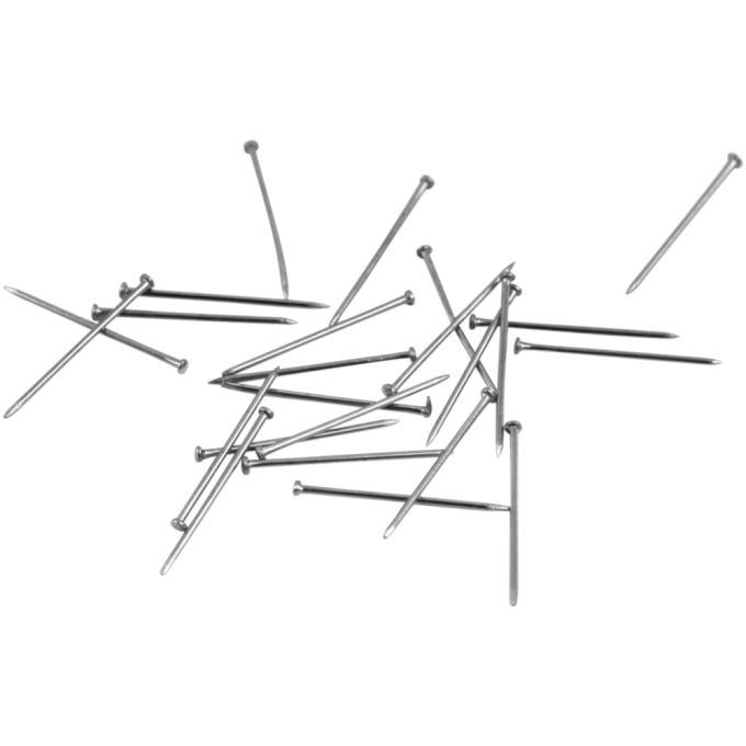 R2107300.jpg RAYHER PINS 50G/950PCS 14MM SILVER - Image 1