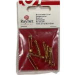 RAYHER JEWELLERY BROOCH PINS 25MM 8PCS GOLD