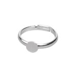 RAYHER JEWELLERY RING BLANK D.6MM PLATINUM
